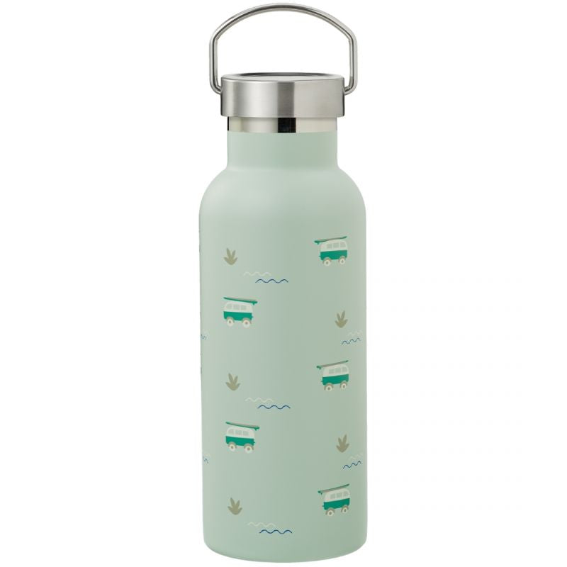 Borraccia termica in acciaio con cannuccia per bimbi 500 ml - Surf Boy